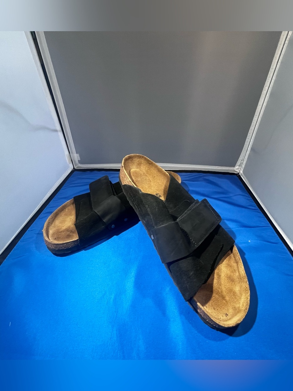 Birkenstock Kyoto men’s leather suede slider sandal size 45